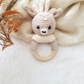 Greifring Rehkitz | Rassel | Babygeschenke zur Geburt