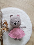 Schmusetier Bär – taupe/rosa