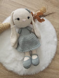 Schmusetier Hase – beige/naturweiß