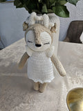 Schmusetier Rehkitz – beige/creme