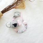 Baby Geschenkset Koala Mädchen – Schmusetier, Schnullerkette & Greifring