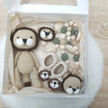 Premium Babygeschenk Set zur Geburt Löwe - Unisex