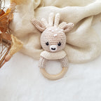 Baby Geschenkset Rehkitz – Schmusetier, Schnullerkette, Greifring & Babyschuhe