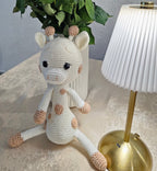 Baby Geschenkset Giraffe – Schmusetier, Schnullerkette & Greifring